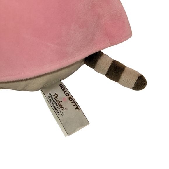 GUND Hello Kitty x Pusheen Plush 10" Pink Costume Dress Up Cat Sanrio 2021 - Picture 11 of 14